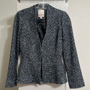 The Limited peplum tweed blazer XS